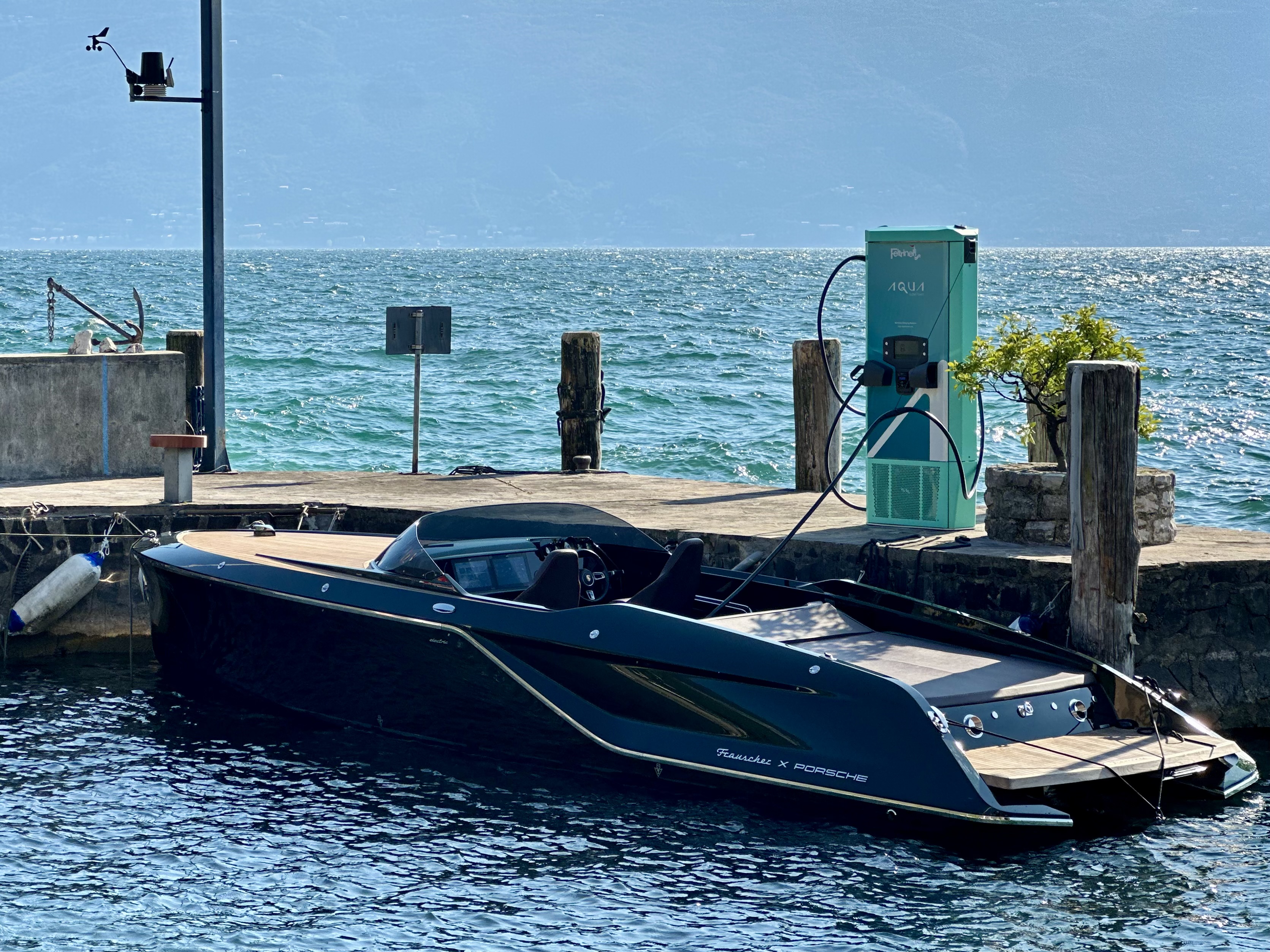 Aqua superPower Deploys First Marine Fast Charger on Lake Garda at Historic Nautica Feltrinelli Shipyard