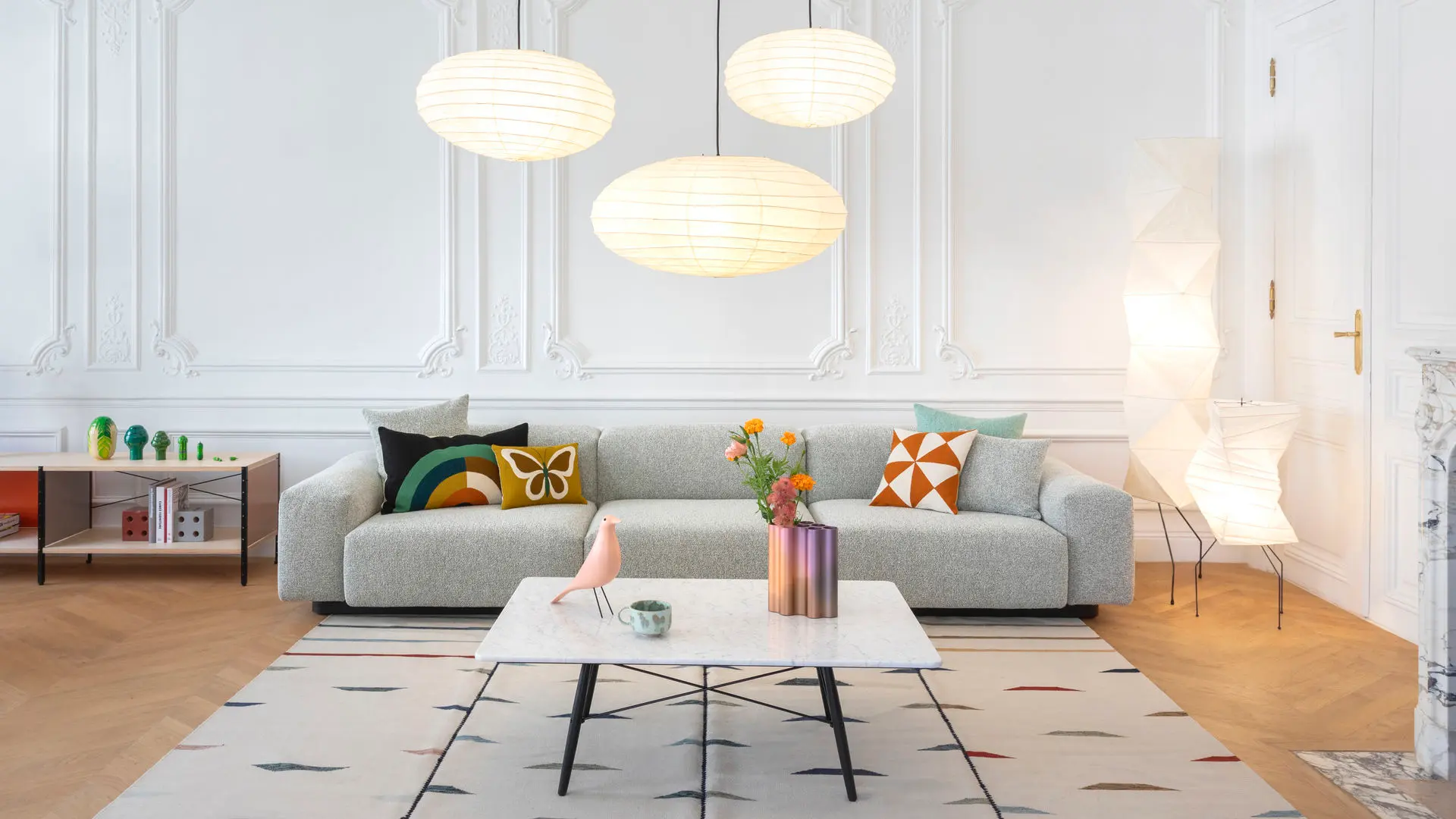 Vitra Soft Modular Sofa Dreisitzer. Jetzt bestellen bei Ihrem Vitra Partner in Baden-Baden.