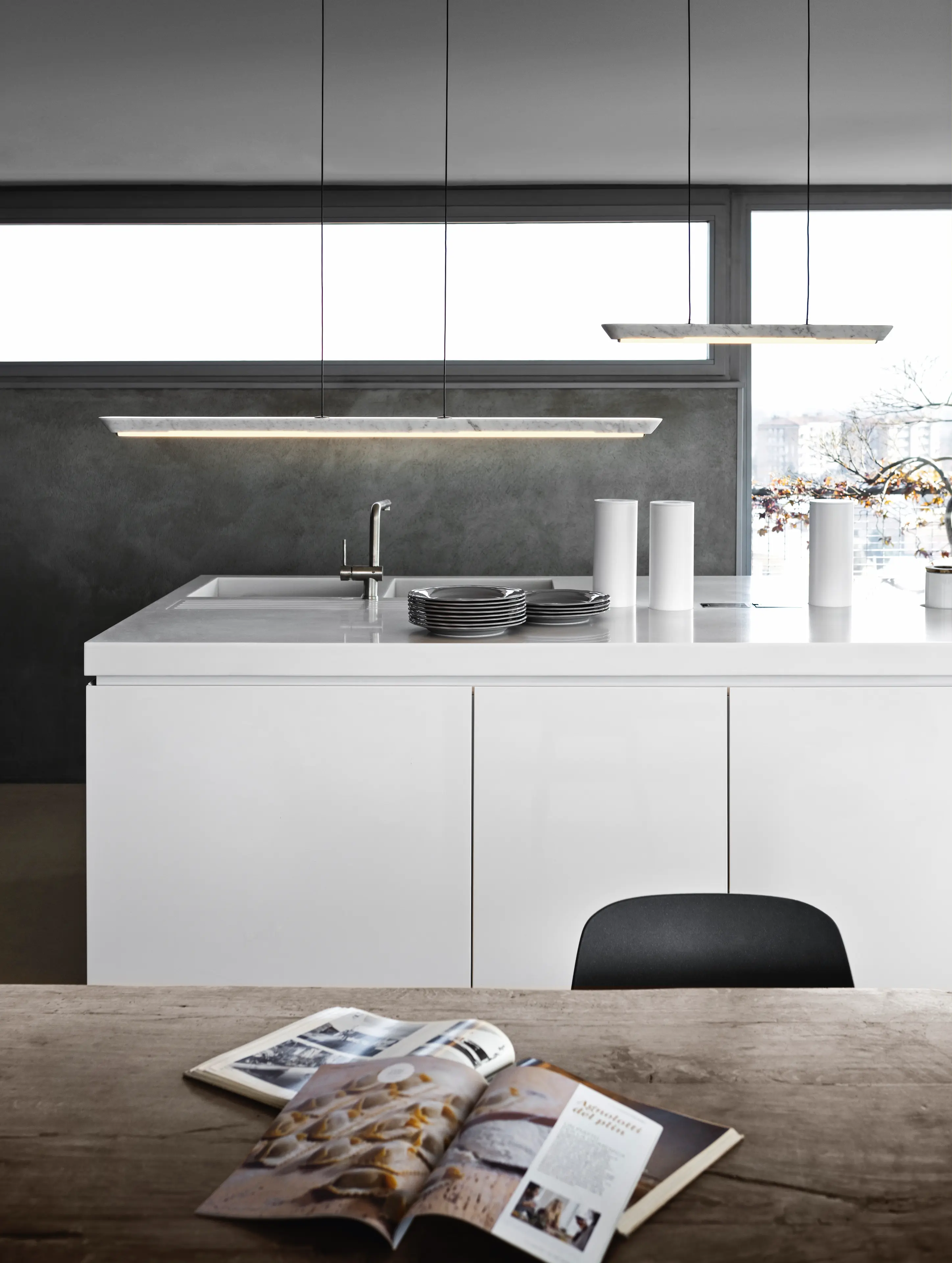 Marmor Küchen Deckenleuchte von Penta. Jetzt kaufen bei Candela Baden-Baden.