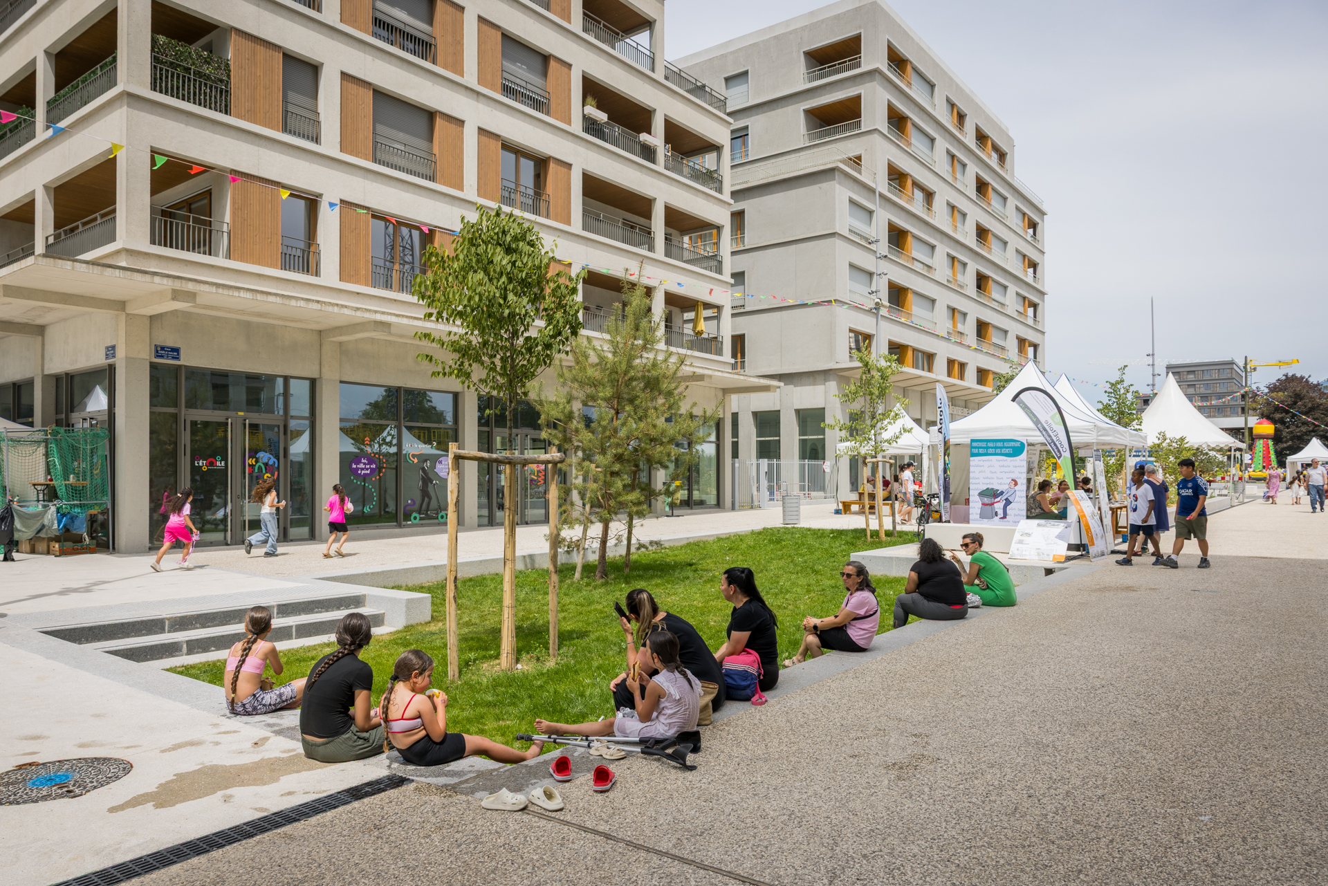 Inauguration de l’écoquartier de l’Étoile à Ambilly : une fête de quartier imaginée par Cosmik Jump pour Bouygues Immobilier