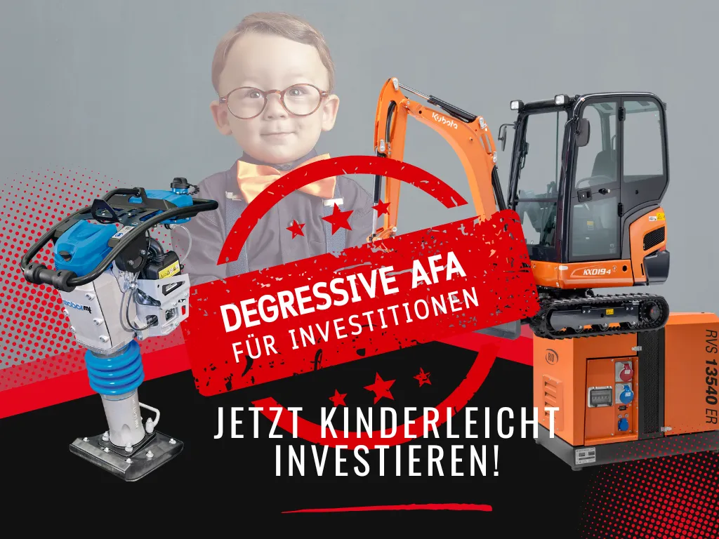 Jetzt clever investieren: Die degressive AfA bringt Dir Steuervorteile!