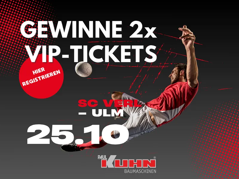 Gewinne 2 VIP-Tickets für den SC Verl!
