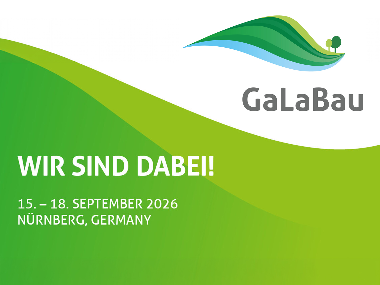 Gemeinsam zur GaLaBau: Wir freuen uns auf Nürnberg!