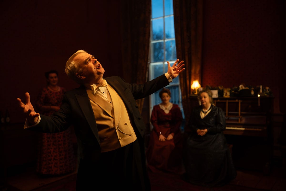 belting out the songs