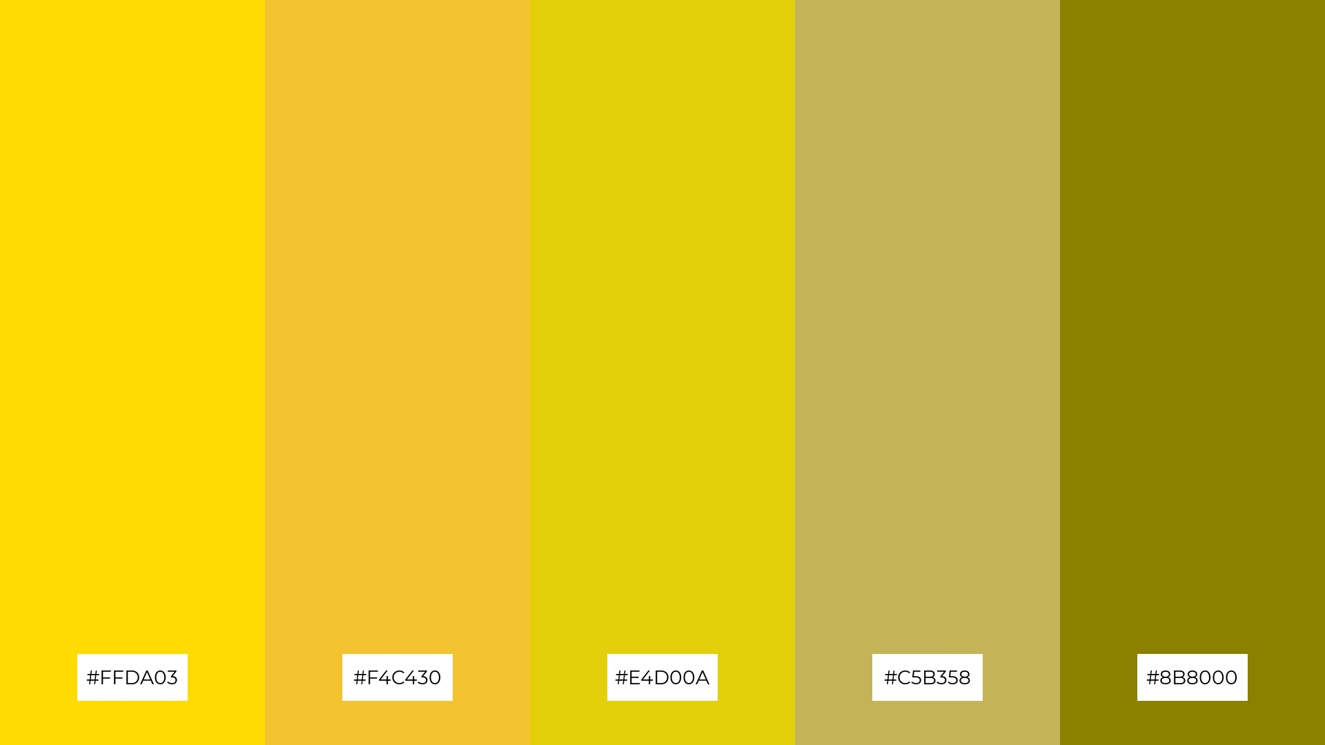 The Best 15 Yellow Color Palette Combinations The Best 15 Yellow Color Palette Combinations