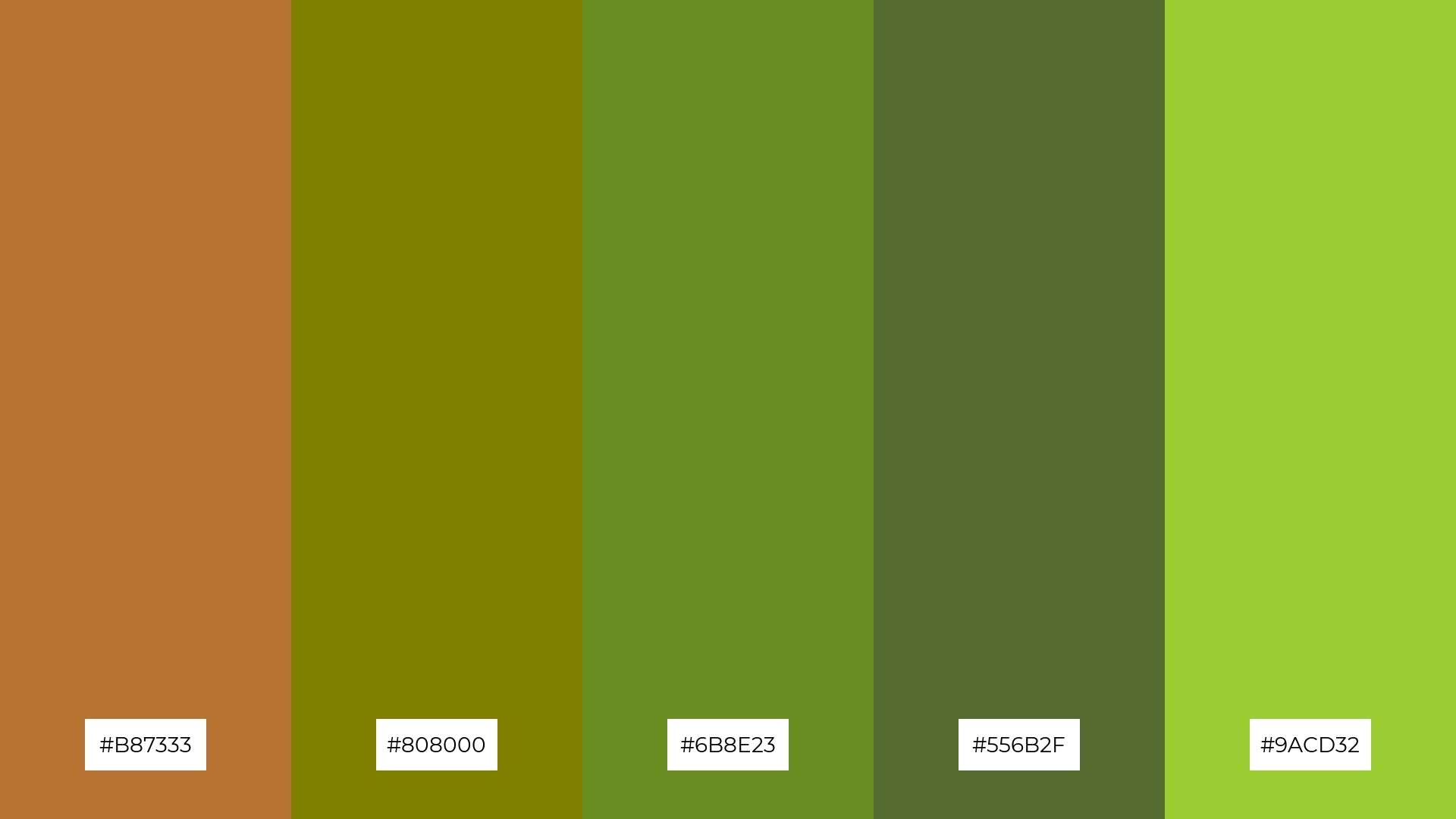 Copper and Olive