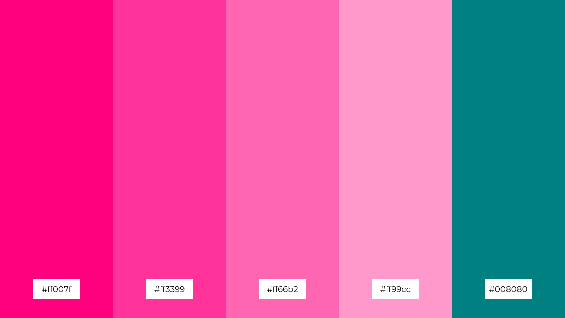 Teal and Rose