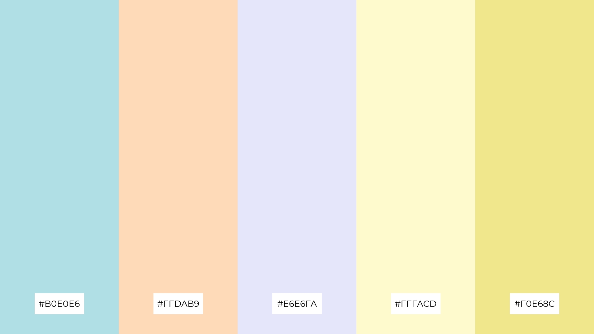 Powdered Pastels