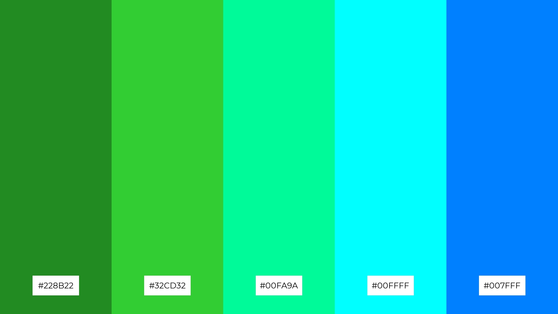 The Best 15 Azure Color Palette Combinations