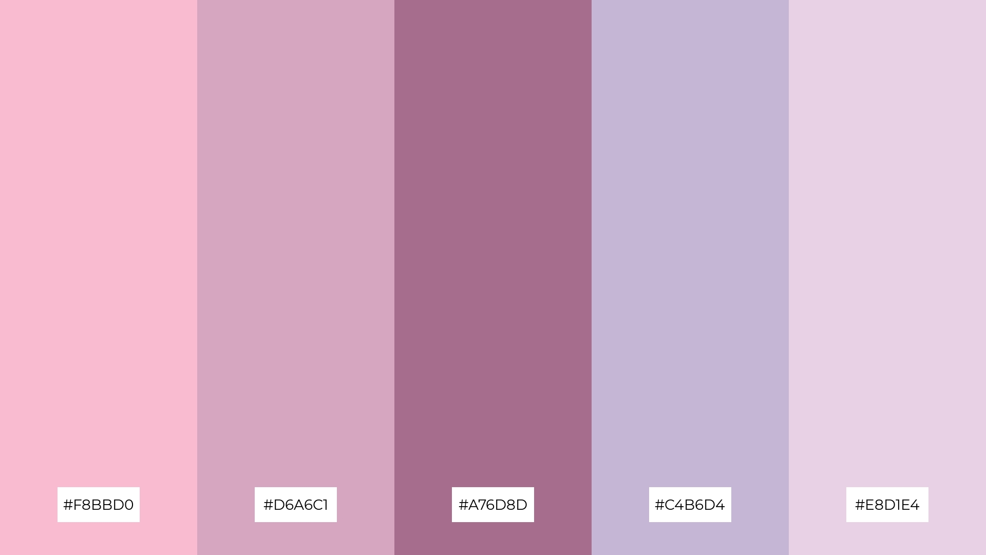 The Best 15 Mauve Pink Color Palette Combinations