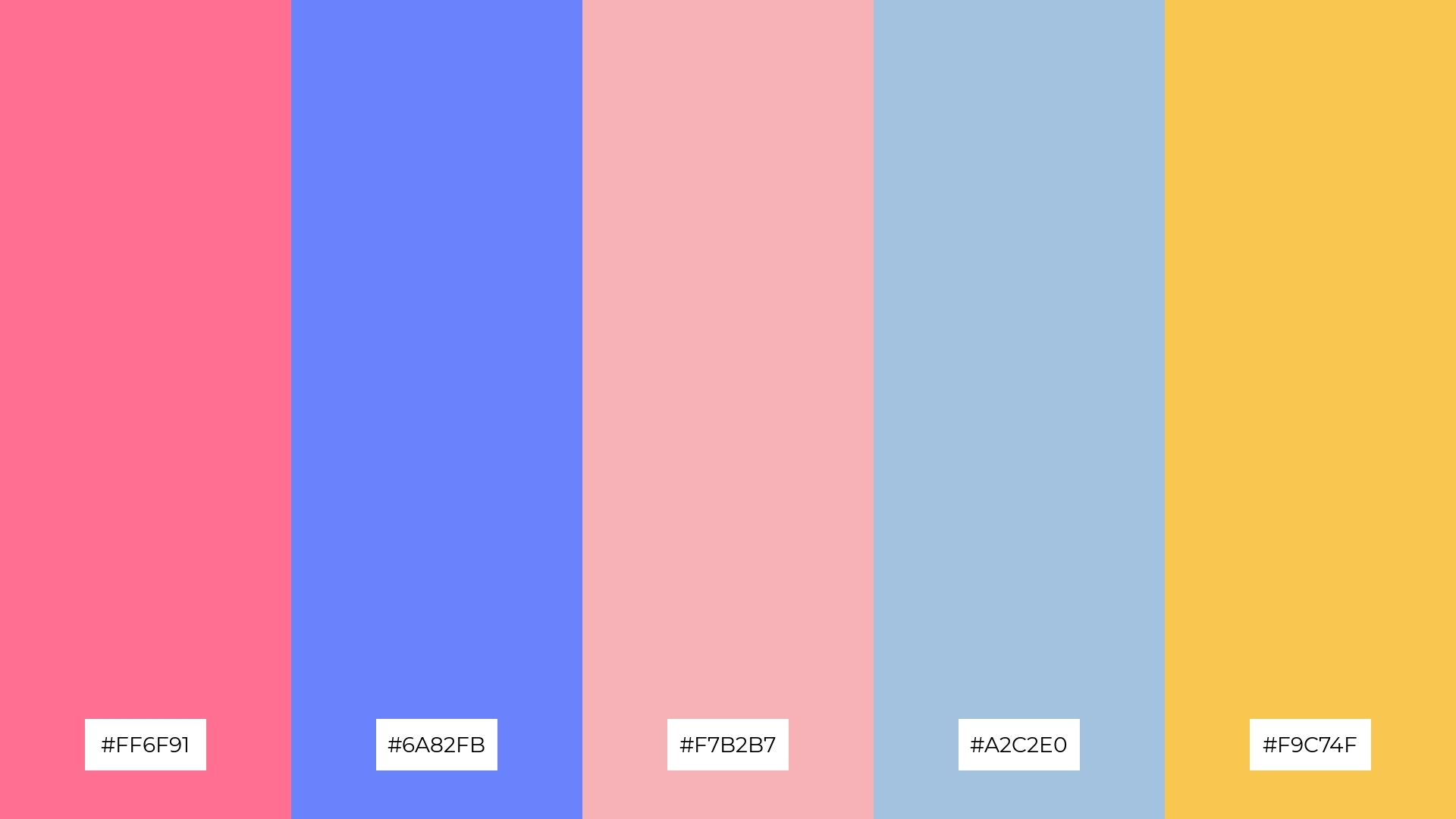 The Best 15 Pink Blue Color Palette Combinations