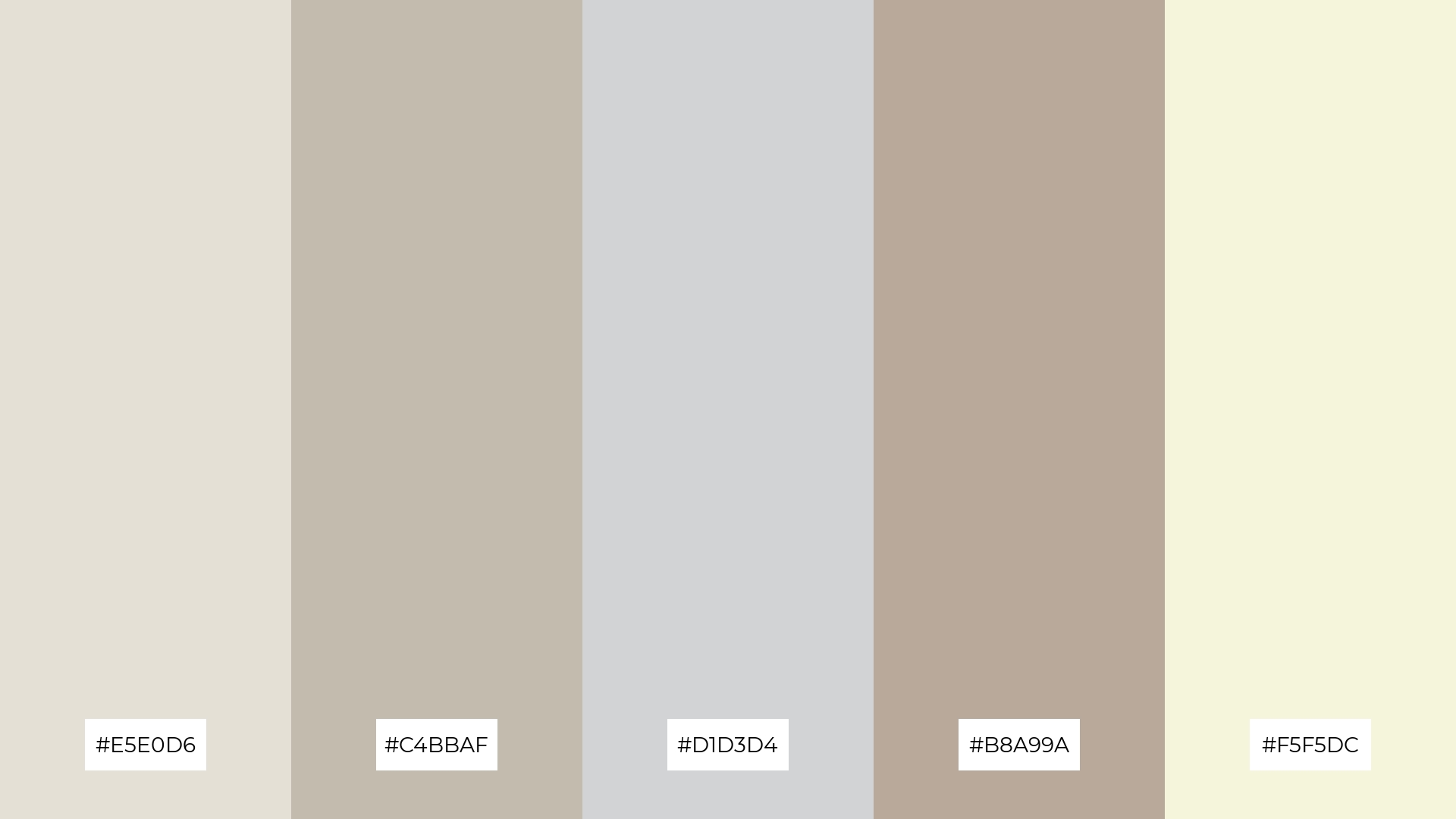 The Best 15 Beige Gray Color Palette Combinations