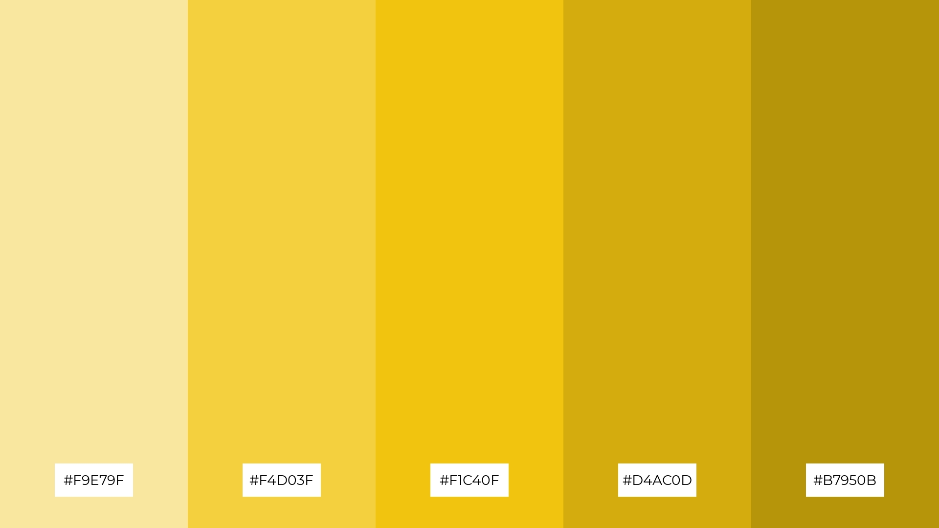 Energetic Yellows