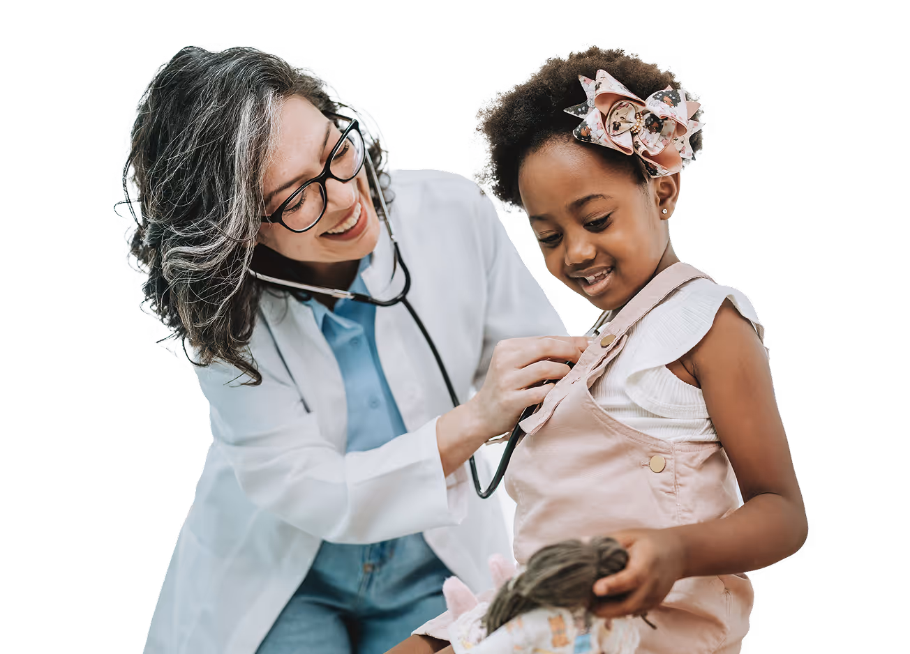A kid with pediatrician