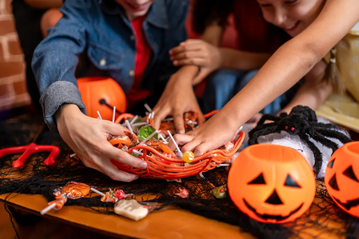 Allergy mindfulness while trick-or-treating