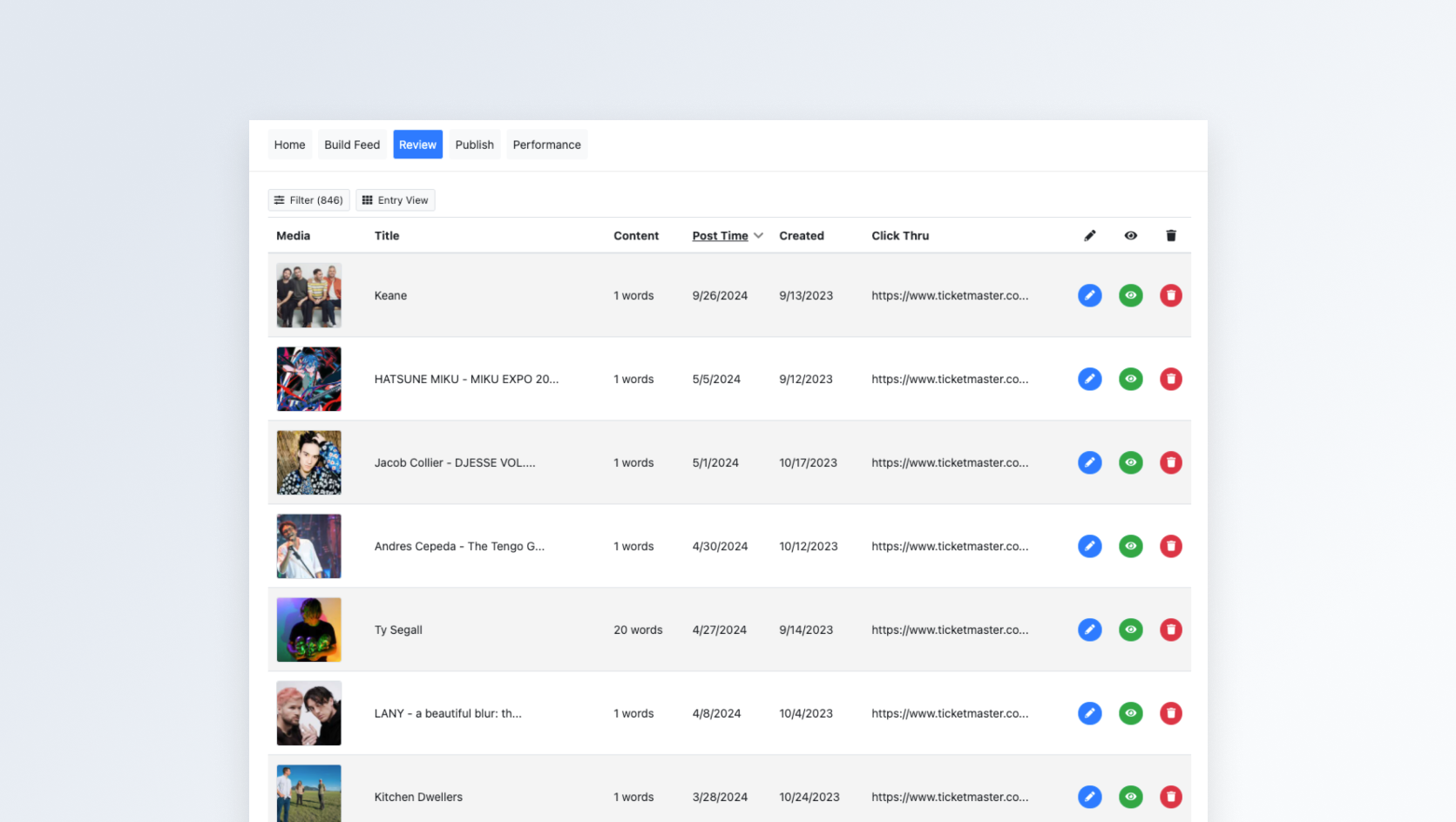 Feed Builder Platform