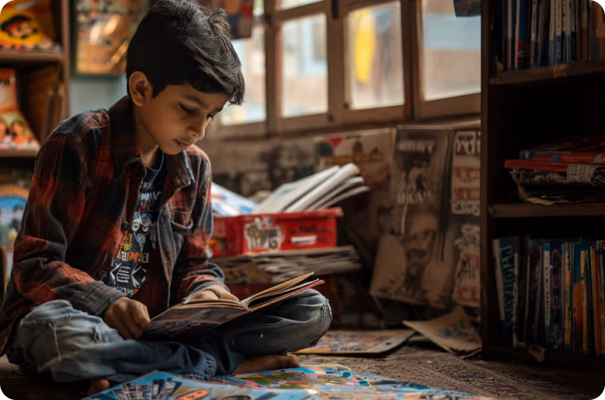 Tracing Puzzles from Comics