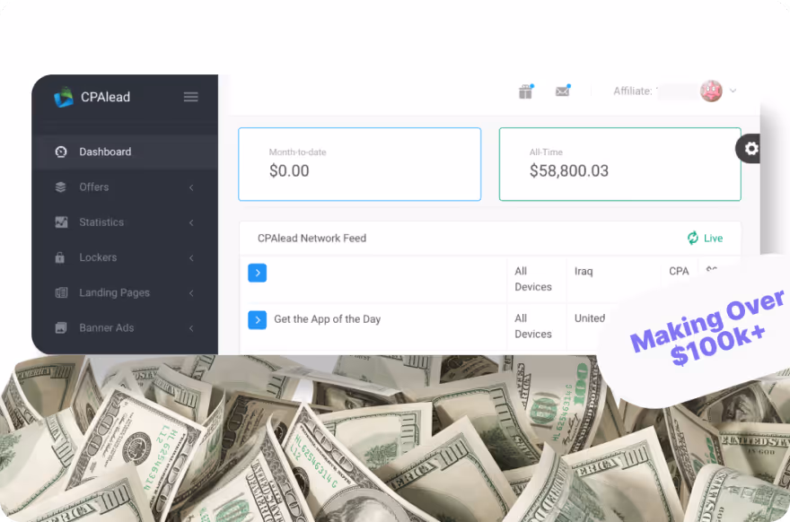 CPA Lead Dashboard