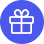 ícono regalo hapi