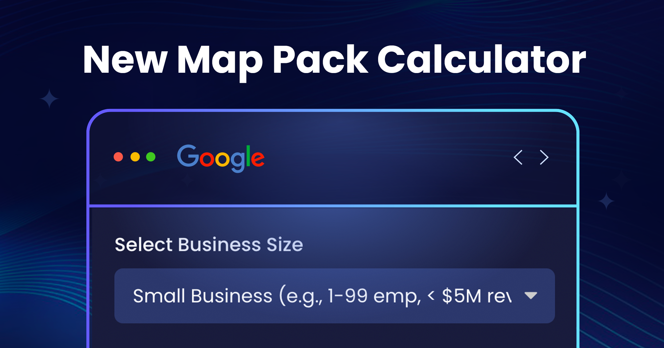 Huckleberry Way Map-Pack Revenue Calculator Webpage