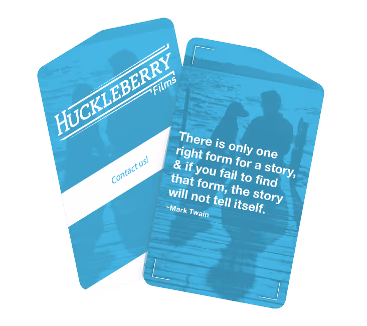 Huckleberry Films Business Card