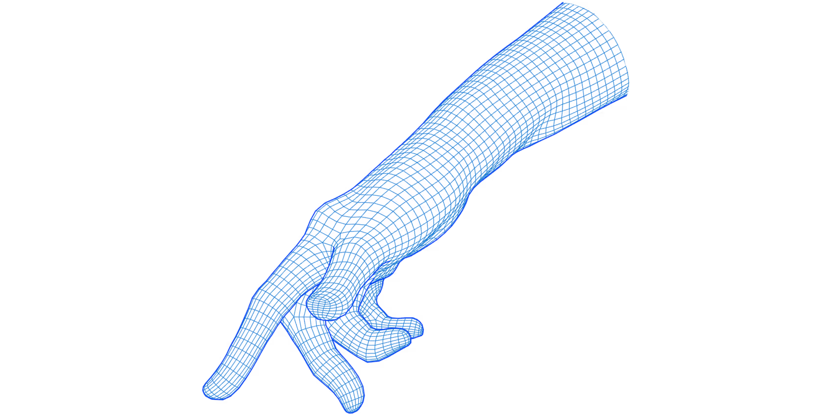 A stylized digital illustration of a wireframe humanoid hand reaching toward the text 'AGENTIC AI: From Retrieval to Reasoning' on a dark blue tech-themed grid background.