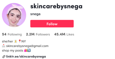 skincare by snega