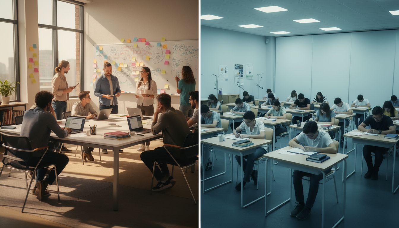 concept: Environment Contrast (Flexible vs Restrictive)