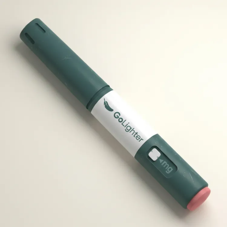 Injektionspen als Beispiel für das Diabetes- und Abnehmmedikament Saxenda.