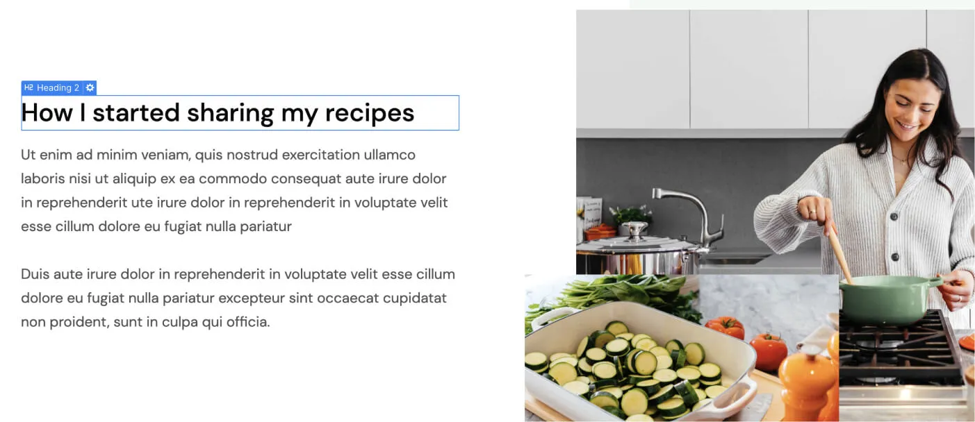 Static Content - Diet X Webflow Template