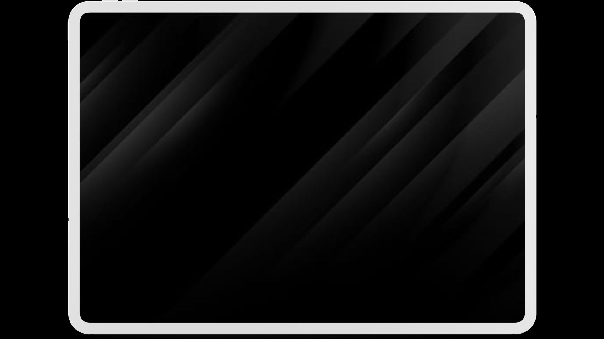 tablet frame with a cool lookin' black and white background
