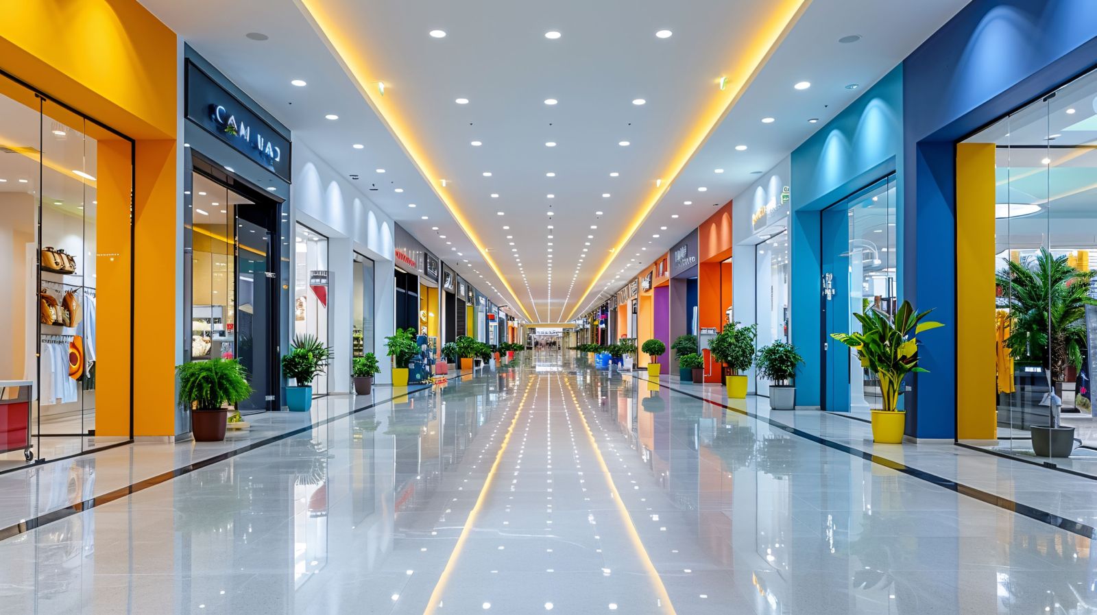 Cleaning for shopping malls