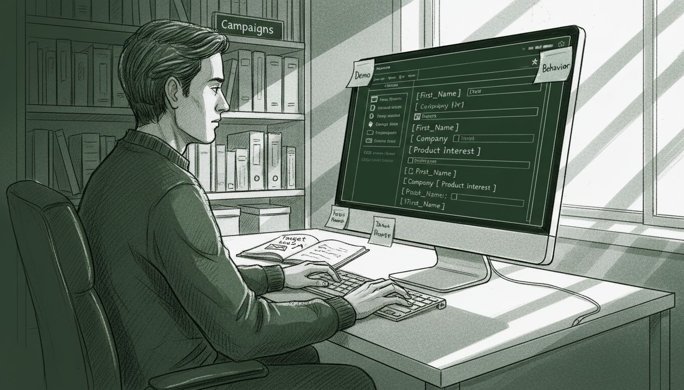 Marketer builds personalized email templates