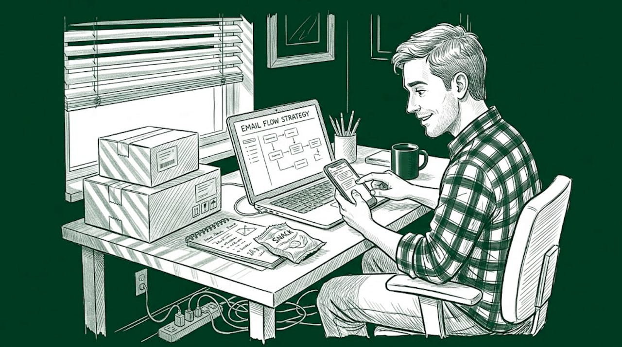 Manager multitasking email and SMS flow