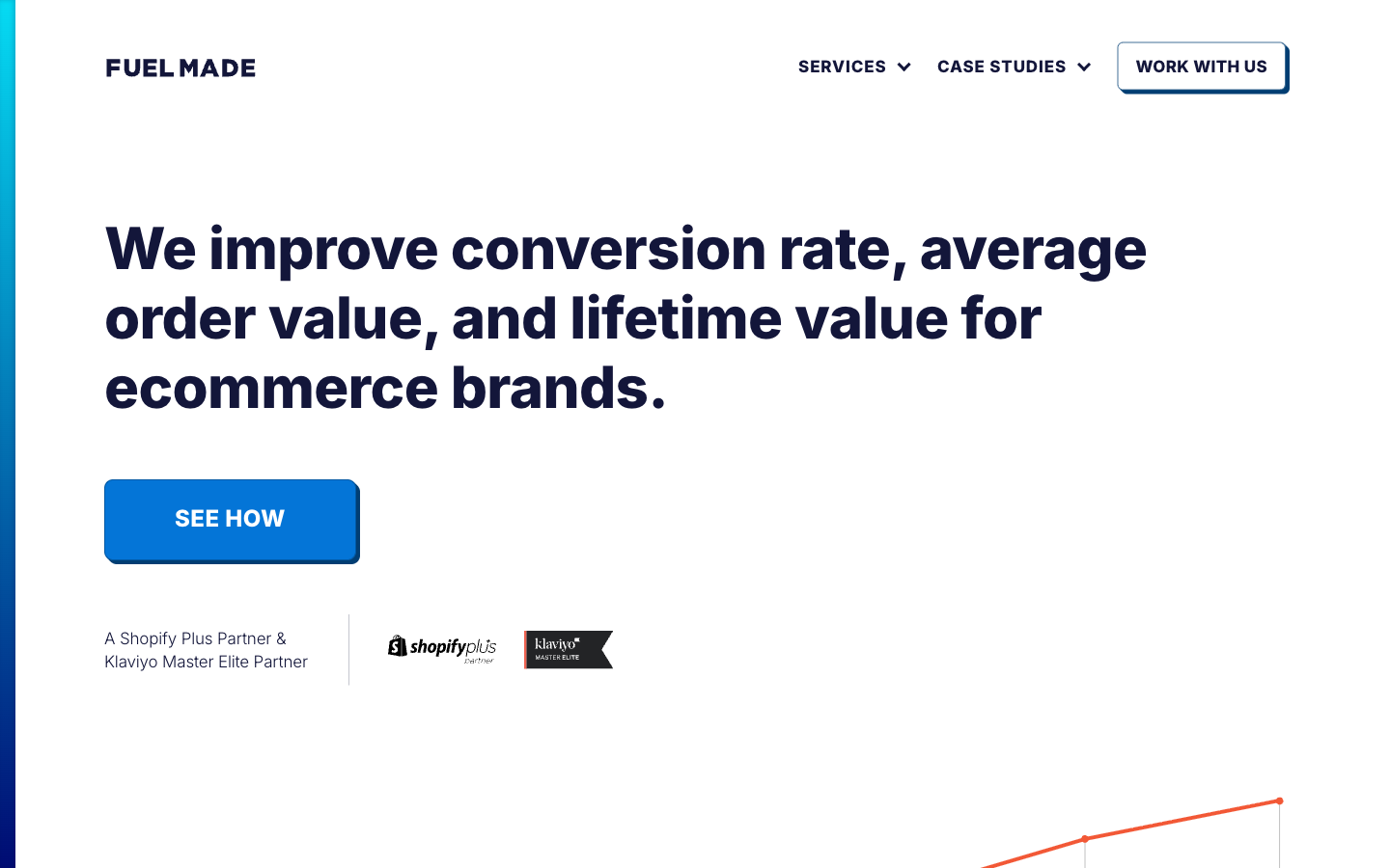 Fuel Made: Shopify design and development alongside Klaviyo email and SMS, one of a small number of agencies holding both partnerships.