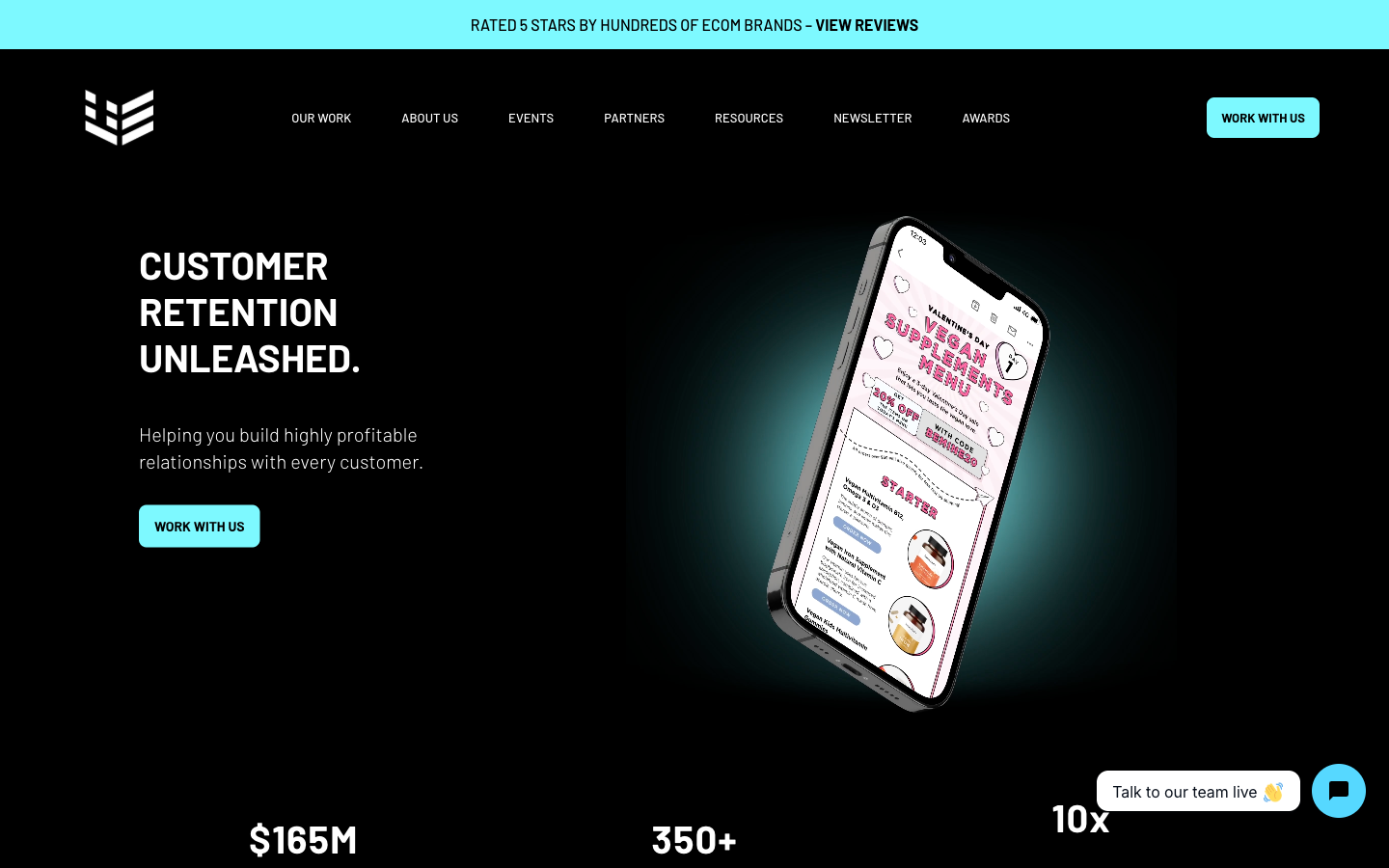 Underground Ecom: enterprise retention at scale, Klaviyo's 2025 EMEA Agency Partner of the Year, now a supergroup company.