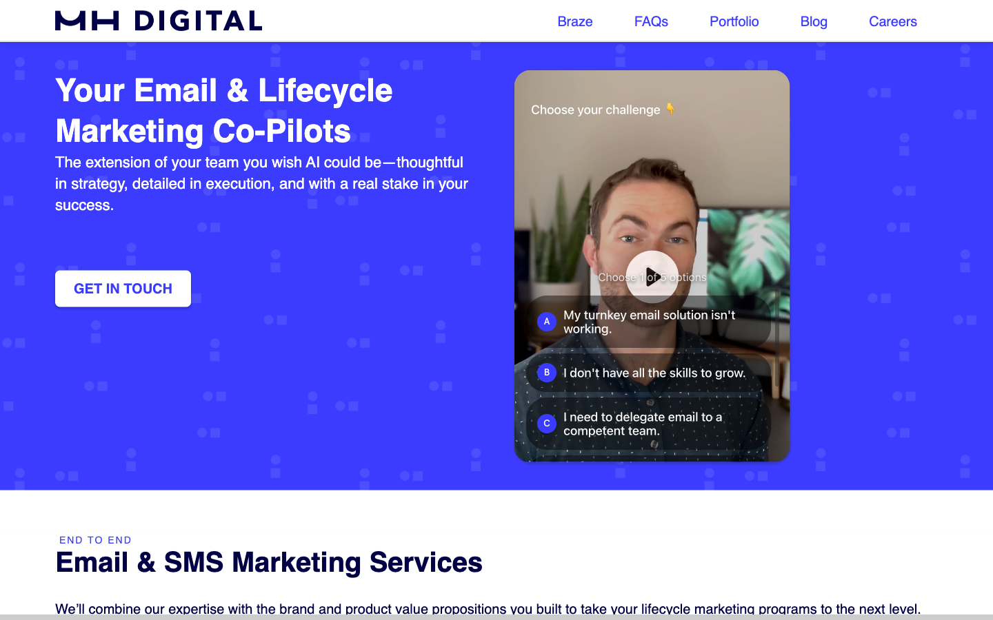 MH Digital: a deliberately tiny, all-US lifecycle consultancy out of Denver.