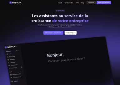landing page pour une startup saas IA