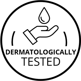 Dermatologically tested icon