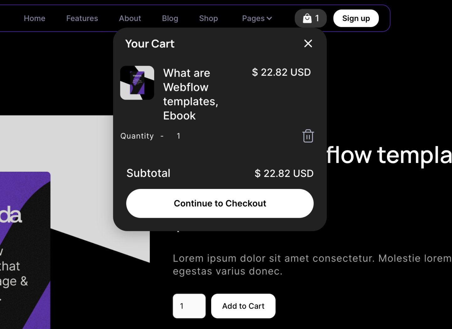 Saas Webflow Template - Wakanda - Designed by Azwedo.com and Wedoflow.com