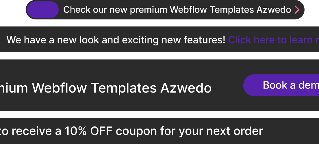 Saas Webflow Template - Wakanda - Designed by Azwedo.com and Wedoflow.com