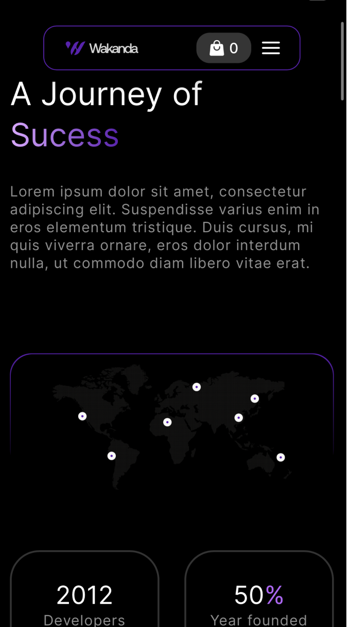 Saas Webflow Template - Wakanda - Designed by Azwedo.com and Wedoflow.com