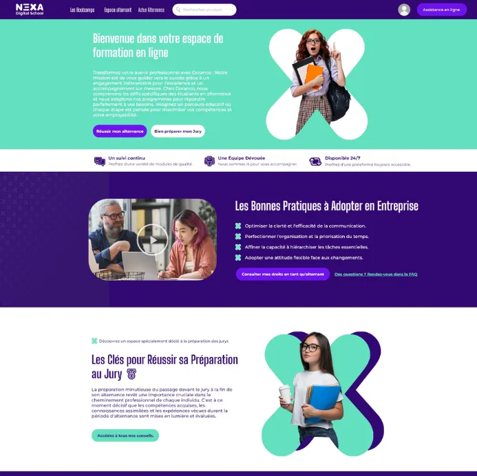 Trouve ton Alternance avec Nexa Digital School | Formation et Réussite