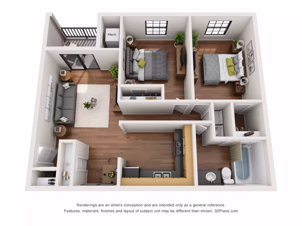 The Lenox Renovated layout
