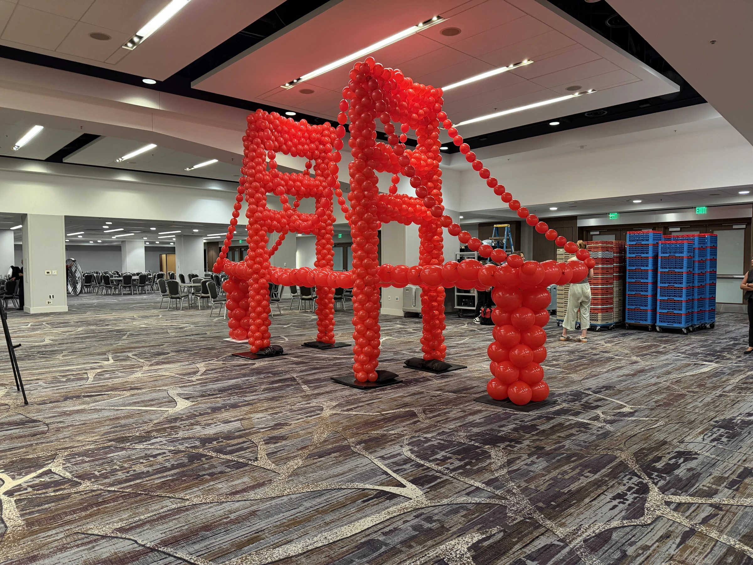 Golden Gate Bridge sculpture by Poptastic Parties