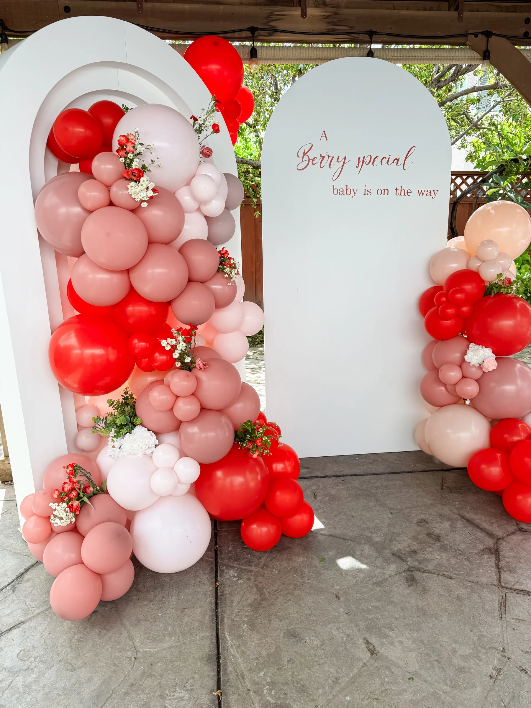 Berry-sweet baby shower by Poptastic Parties