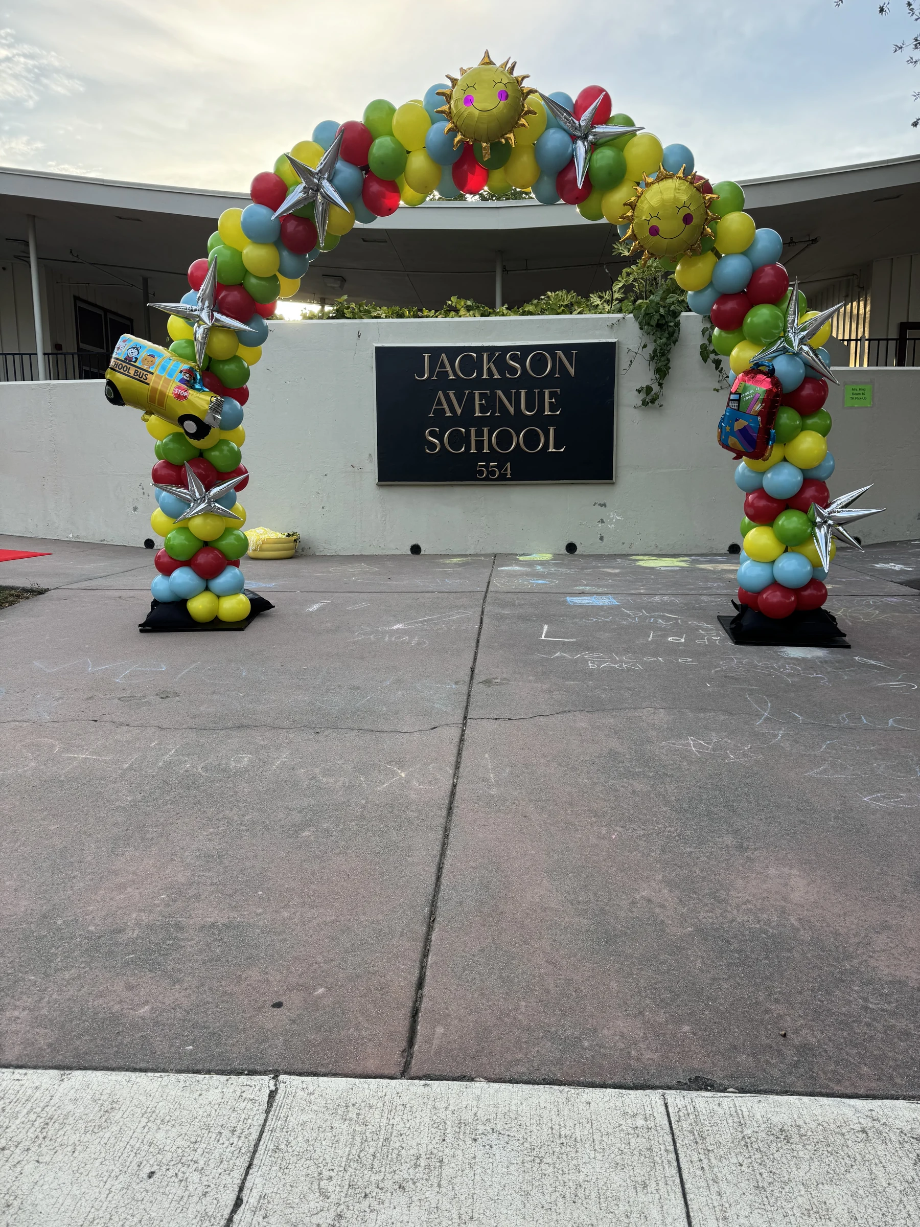 Jackson Avenue pencil arch by Poptastic Parties