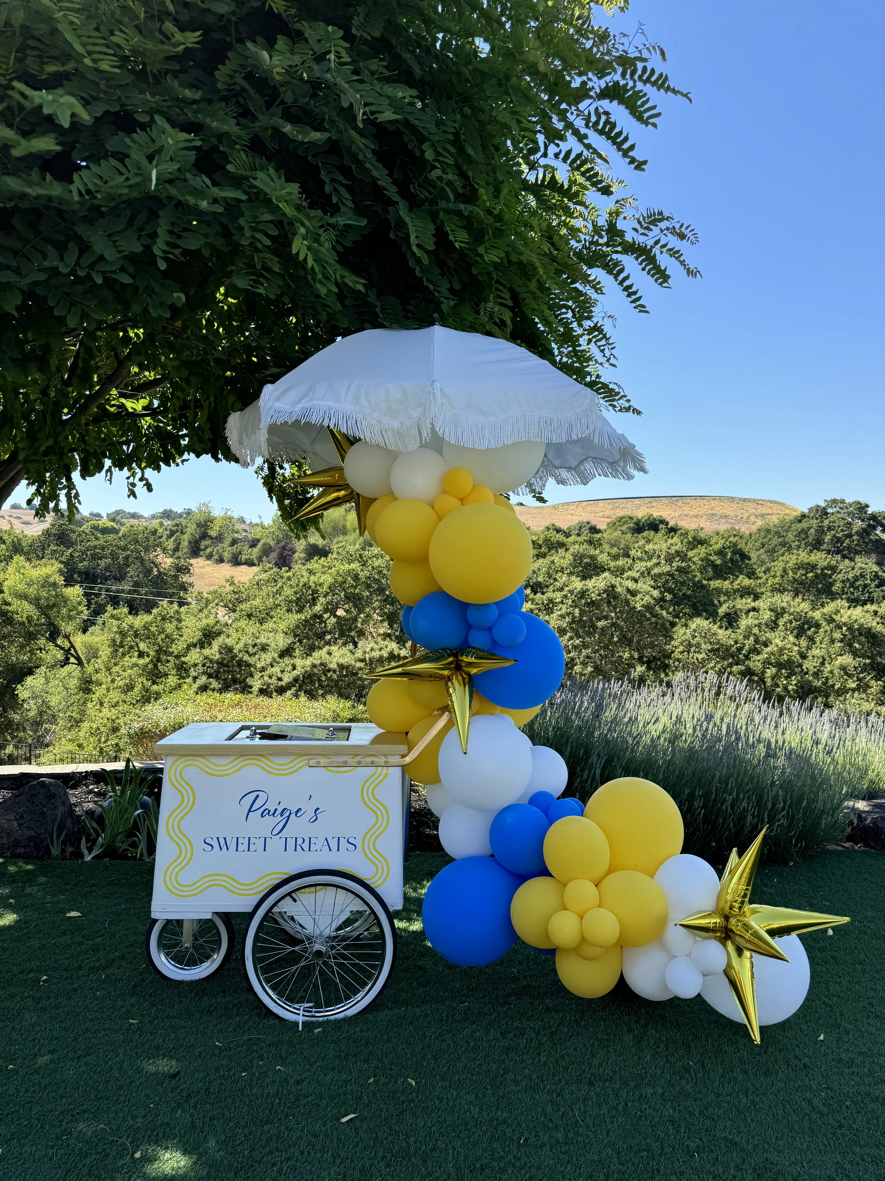 Graduation dessert cart by Poptastic Parties