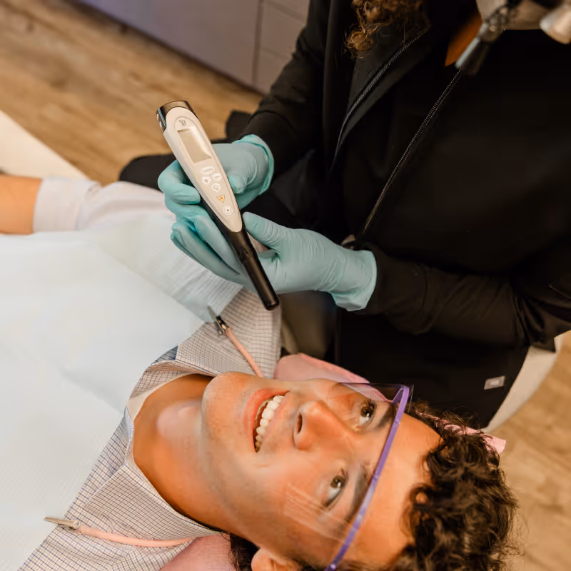 A picture of the Masterpiece Dentistry team working.