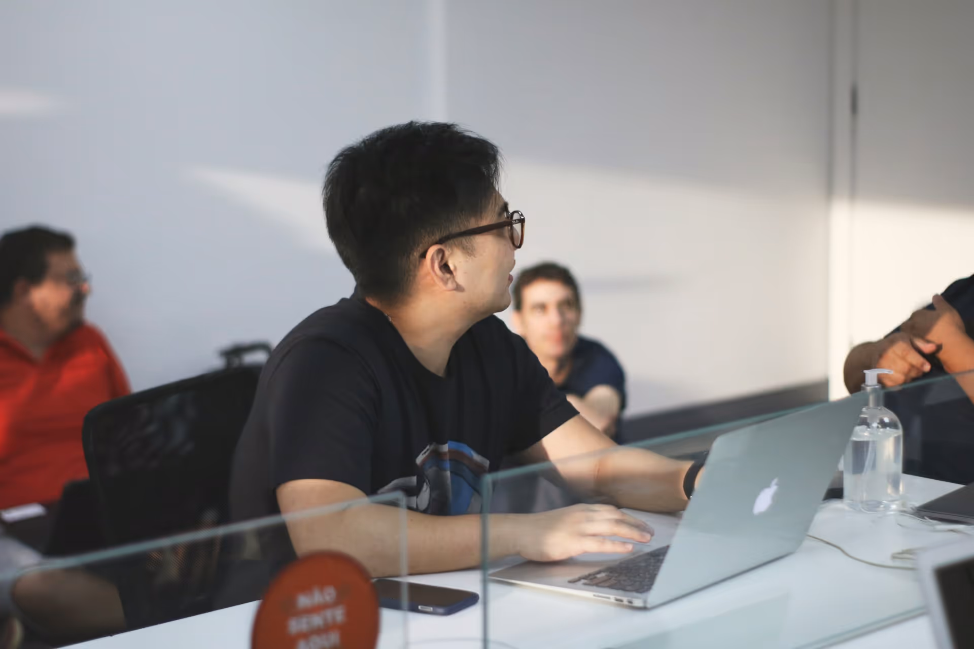 Brightter team is working together